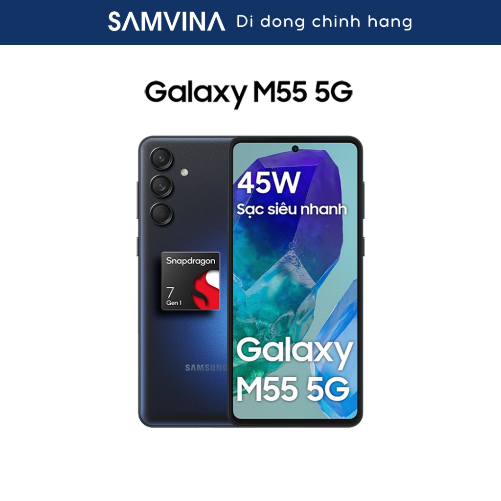 Điện thoại Samsung Galaxy M55 5G 12GB/256GB | Shopee Việt Nam