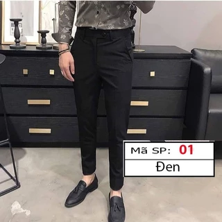 Quần âu vải tuyết mưa POCA quần vải nam ống côn mang lại phong cách trẻ trung, lịch lãm ( QTM )