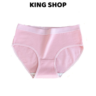 Combo 3 Quần lót nữ cotton mềm mại, lưng thun co giãn đáy may 2 lớp kháng khuẩn KING SHOP L-2020