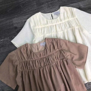 ÁO BABYDOLL NHÚN NGỰC. - a5354