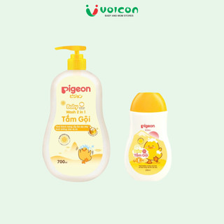 Sữa Tắm Gội Pigeon Cho Bé Tinh Chất Jojoba, Hoa Hướng Dương 200ml 700ml Chính Hãng An Toàn Mềm Mịn