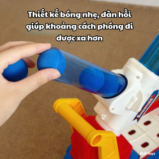 Đồ Chơi Tàu Hỏa 2in1 Biến Hình Thành Đường Đua Tốc Độ - Kèm Bệ Phóng Xe Thú Vị, Có Nhạc Và Đèn Tặng 6 Bóng Eva Và 4 Xe