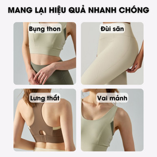 Đai Rung thể hình Rowanto DB06 đốt cháy mỡ bụng lấy lại vóc dáng thon gọn công nghệ rung đa chiều