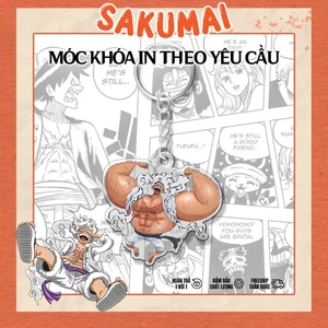 Móc Khoá Anime, Móc Khoá Chibi Luffy Gear 5 One Piece Monkey D. Luffy Chopper Đảo Hải Tặc Phụ Kiện Trang Trí - SakuMai