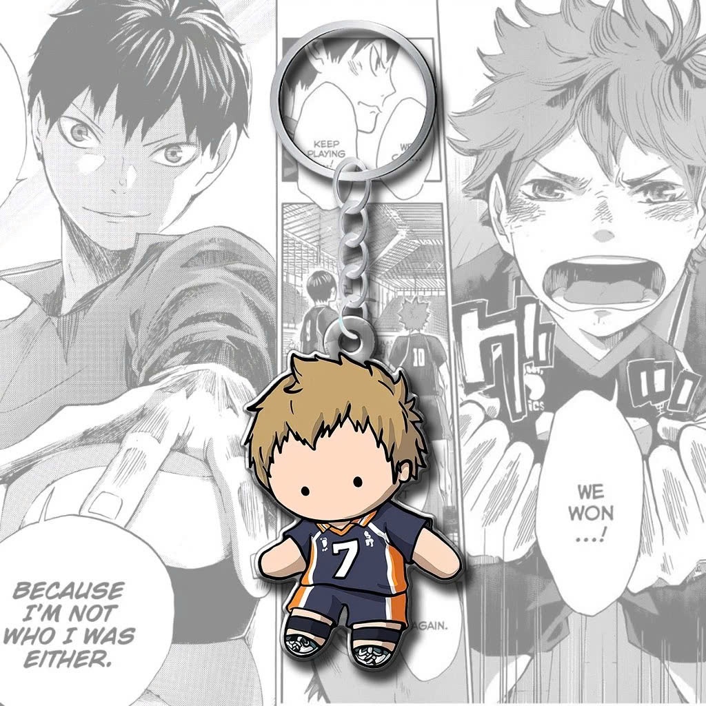 Móc Khoá Anime, Móc Khoá Chibi Haikyuu Shoyo Hinata Yu Nishinoya Oikawa Kozume Bokuto Manga Hoạt Hình Nhật Bản - SakuMai