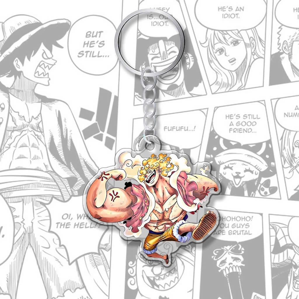 Móc Khoá Anime, Móc Khoá Chibi Luffy Gear 5 One Piece Monkey D. Luffy Chopper Đảo Hải Tặc Phụ Kiện Trang Trí - SakuMai