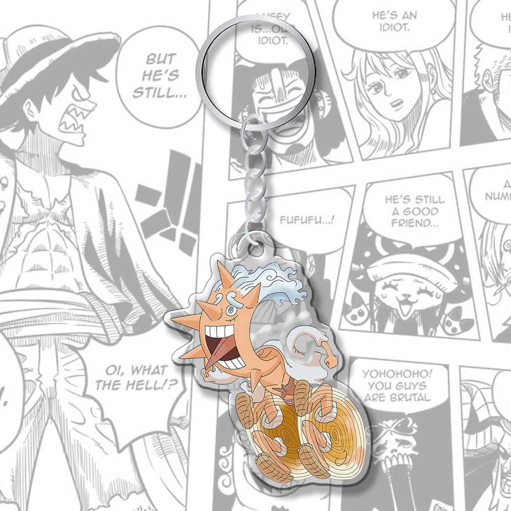 Móc Khoá Anime, Móc Khoá Chibi Luffy Gear 5 One Piece Monkey D. Luffy Chopper Đảo Hải Tặc Phụ Kiện Trang Trí - SakuMai