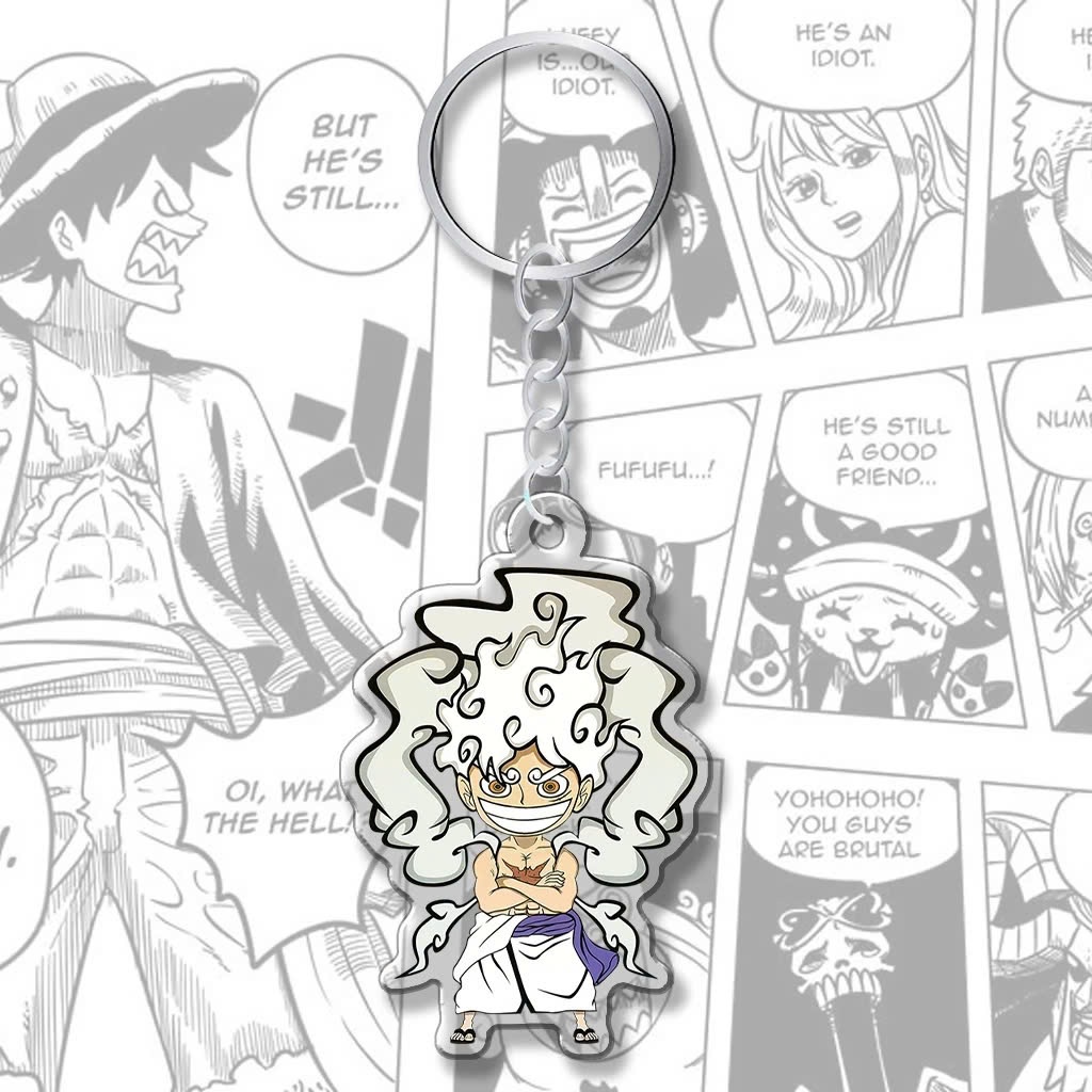 Móc Khoá Anime, Móc Khoá Chibi Luffy Gear 5 One Piece Monkey D. Luffy Chopper Đảo Hải Tặc Phụ Kiện Trang Trí - SakuMai