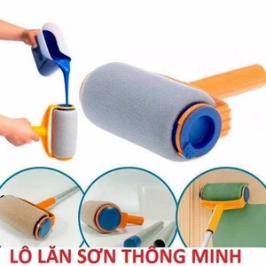 Cây lăn sơn thông minh Pintar Facil loại Bề lăn bóng mịn, con lăn sơn nước tường nhà có cán nối dài