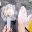 Bông Tắm Cán Dài Vải Lưới Mềm Mại-Cây Bông Tắm Cọ Lưng 2 Mặt Cán Dài Dễ Chà Lưng - BÀN CHẢI 2 ĐẦU CHÀ LƯNG LÔNG MỊN