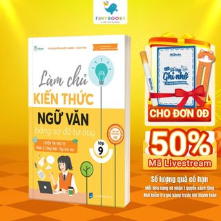 Sách - Làm Chủ Kiến Thức Ngữ Văn lớp 9 bằng sơ đồ tư duy – Luyện Thi Vào 10- Phần 2: Tiếng Việt - Tập làm văn