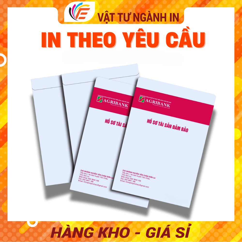 Túi Đựng Hồ Sơ Xin Việc A4 Bao Thư Phong Bì Bìa Hồ Sơ In Sẵn Hoặc In Theo Yêu Cầu