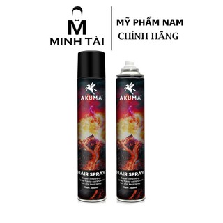 Gôm xịt cứng tóc AKUMA SPRAY 390ml hương nước hoa