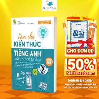 Sách - Làm Chủ Kiến Thức Tiếng Anh Bằng Sơ Đồ Tư Duy – Lớp 9 Tập 1