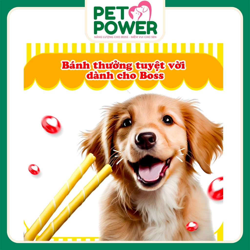 [Chính Hãng] - Que gặm DoggyMan cho chó hương phô mai - Size mini 120g
