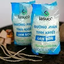 Đường phèn tinh khiết Lam Sơn. Đường phèn tinh khiết Lam Sơn gói 500g sạch sẽ, thơm mát, ngọt dịu