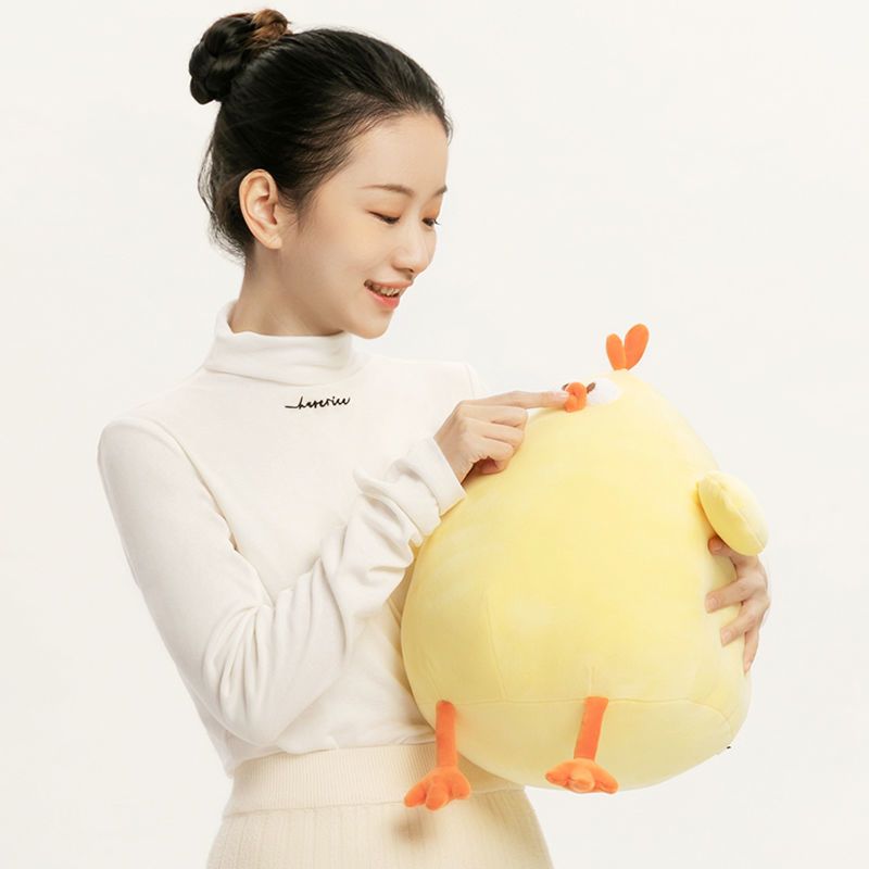 Gối Ôm Gà Mập Nhồi Bông Đáng Yêu Hình Giọt Nước Cho Bé - Trang Trí Phòng Xinh Xắn