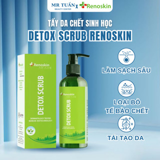 Tẩy Tế Bào Chết Sinh Học Detox Scrub Renoskin Hàn Quốc Giúp Làm Sạch Sâu Giúp Làn Da Sáng Mịn, Ngừa Mụn