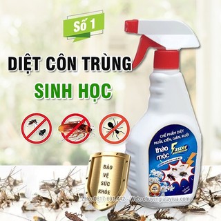 Chai Xịt Đuổi Muỗi, Côn Trùng Thảo Mộc FA⚡️TER 500ml Mùi Hương Dễ Chịu Xuất Xứ Thảo Mộc - Xua Đuổi Ruồi, Muỗi, Gián