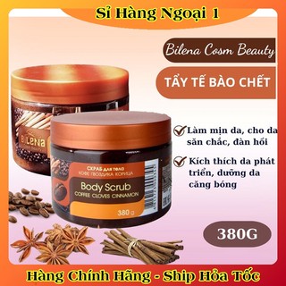 [HÀNG CHÍNH HÃNG] Tẩy da chết toàn thân quế hồi Bilena Nga 380g Giảm Viêm Lỗ Chân Lông, Da hồng hào
