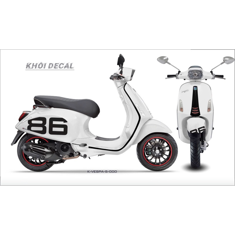 Tem Vespa số 66,86,21,12 và 11