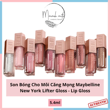 Son Bóng Maybelline New York Lifter Gloss, Son Lip Gloss Cho Môi Căng Mọng 5.4ml