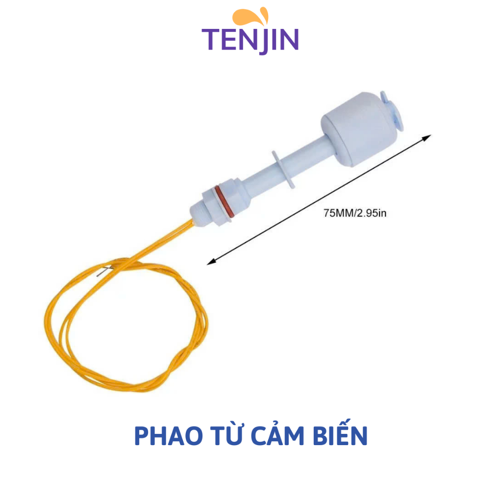 Phao điện từ cảm biến mực nước, phao điều khiển mực nước tự động cho máy lọc nước