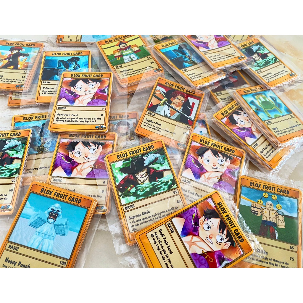 Blox Fruits Gói Thẻ Bài Nhân Phẩm Trái Ác Quỷ One Piece Card Game Độc ...