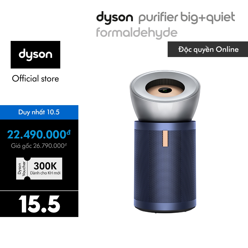 Ảnh Máy lọc không khí Dyson Purifier Big + Quiet Formaldehyde BP03 (Xám Trắng Xanh Phổ) 1