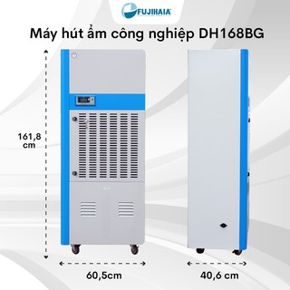 Máy Hút Ẩm Công Nghiệp FUJIHAIA DH168BG – Công Suất Lớn, Dùng Điện 1 Pha, Hút Ẩm Cho Không Gian Rộng