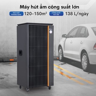 Máy Hút Ẩm Công Nghiệp FUJIHAIA DH138B - màn hình LED hiện đại , dễ quan sát - hút ẩm không gian lớn