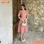 Đầm thiết kế BEMINE cổ tròn nơ cách điệu dáng xòe dài phù hợp đi làm, đi chơi-MT10192