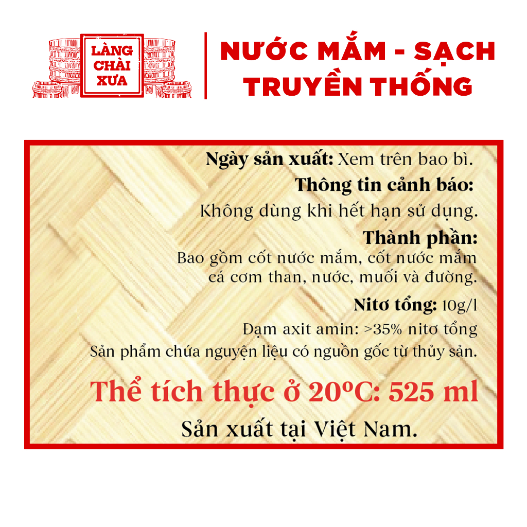 Ảnh Nước mắm nhỉ Cá Cơm Than Làng Chài Xưa chai nhựa cao cấp 525ml/chai Đặc Biệt Thanh Dịu An toàn Tiết Kiệm 2