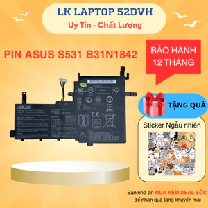 Pin Asus S531 B31N1842 Asus VivoBook S15 S513 S531 D513 F513 M513 K513 K531 X513 X53, B31N1842