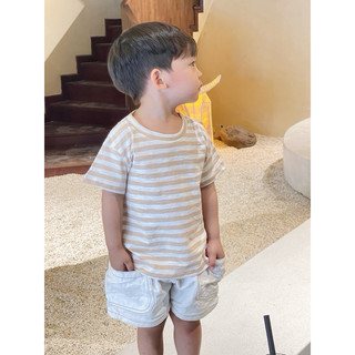 Áo phông cho bé Batala kids (ÁO PHÔNG XƯỢC KẺ), Áo cotton Áo thun cộc tay cho bé dễ phối đồ 2025 cho bé từ 8-25kg