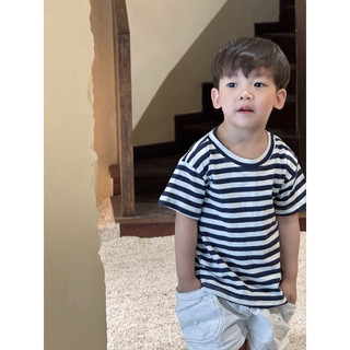Áo phông cho bé Batala kids (ÁO PHÔNG XƯỢC KẺ), Áo cotton Áo thun cộc tay cho bé dễ phối đồ 2025 cho bé từ 8-25kg