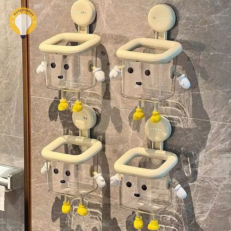 Giá  để đồ đa năng ,nhà tắm bếp.có hút dán tường cute.có khe thoát nước tiện lợi dễ thương