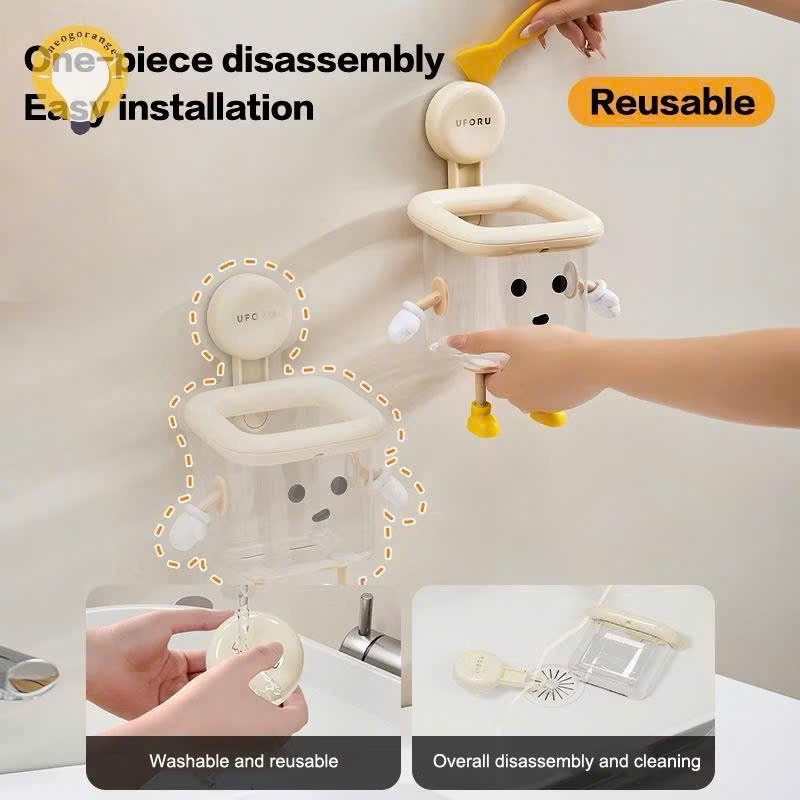 Giá  để đồ đa năng ,nhà tắm bếp.có hút dán tường cute.có khe thoát nước tiện lợi dễ thương