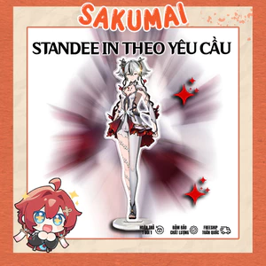 Standee, Mô Hình Standee In Theo Yêu Cầu Chất Liệu Acrylic Phụ Kiện Trang Trí Bàn Học Góc Làm Việc Anime Manga - SakuMai