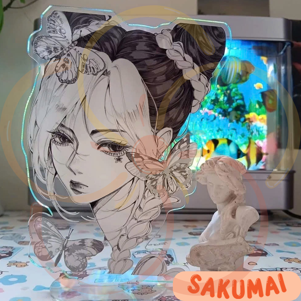 Standee, Mô Hình Standee In Theo Yêu Cầu Chất Liệu Acrylic Phụ Kiện Trang Trí Bàn Học Góc Làm Việc Anime Manga - SakuMai
