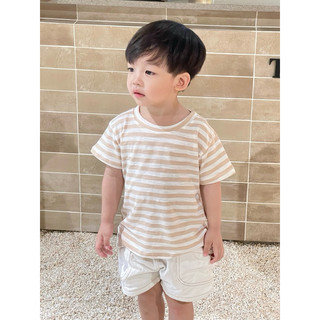 Áo phông cho bé Batala kids (ÁO PHÔNG XƯỢC KẺ), Áo cotton Áo thun cộc tay cho bé dễ phối đồ 2025 cho bé từ 8-25kg