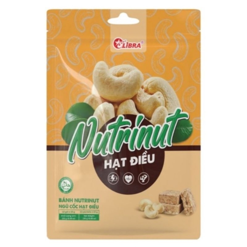 Bánh Libra Nutrinut Ngũ Cốc Hạt Điều Gói 195G | Shopee Việt Nam
