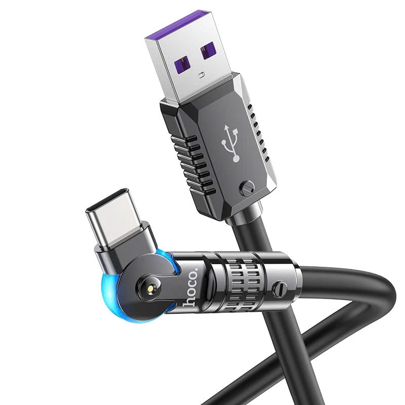 Cáp Sạc Nhanh Cổng USB to Type-C Sạc Nhanh 100w Hoco U118