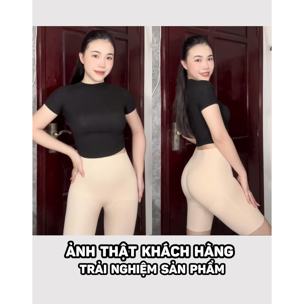 Quần đùi độn mông Callalady nịt bụng dưới nâng mông nịt đùi 3 trong 1 không lộ mỏng tự nhiên có 4 thanh chống cuộn 19