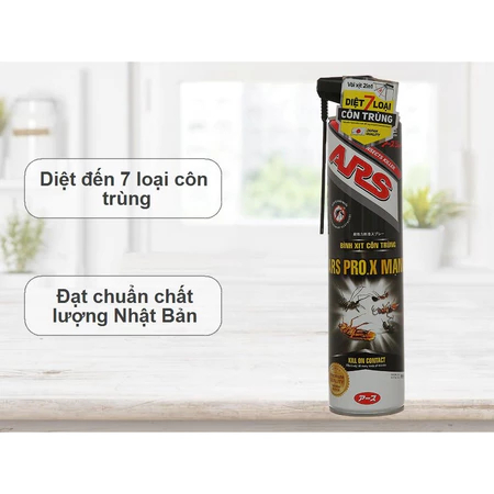 Bình xịt muỗi ARS không mùi, bình xịt côn trùng Jumbo Vape lực phun mạnh, an toàn