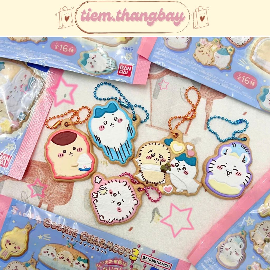 (Đọc kĩ mô tả) (CÓ SẴN) TÚI MÙ - CHARM TREO BANDAI CHIIKAWA COOKIES ...