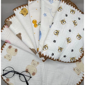 gối lót muslin 10 lớp cho bé sơ sinh