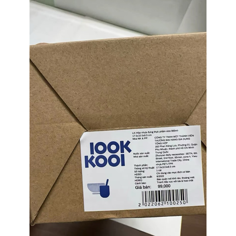 [2 Hộp ]đựng thực phẩm chống ẩm mốc Look Kool (900ml)