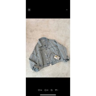 Áo Khoác Jeans Nữ Dáng Lỡ Xanh Nhạt Bạc Phong Cách Vintage 247store Aokhoacbo8038