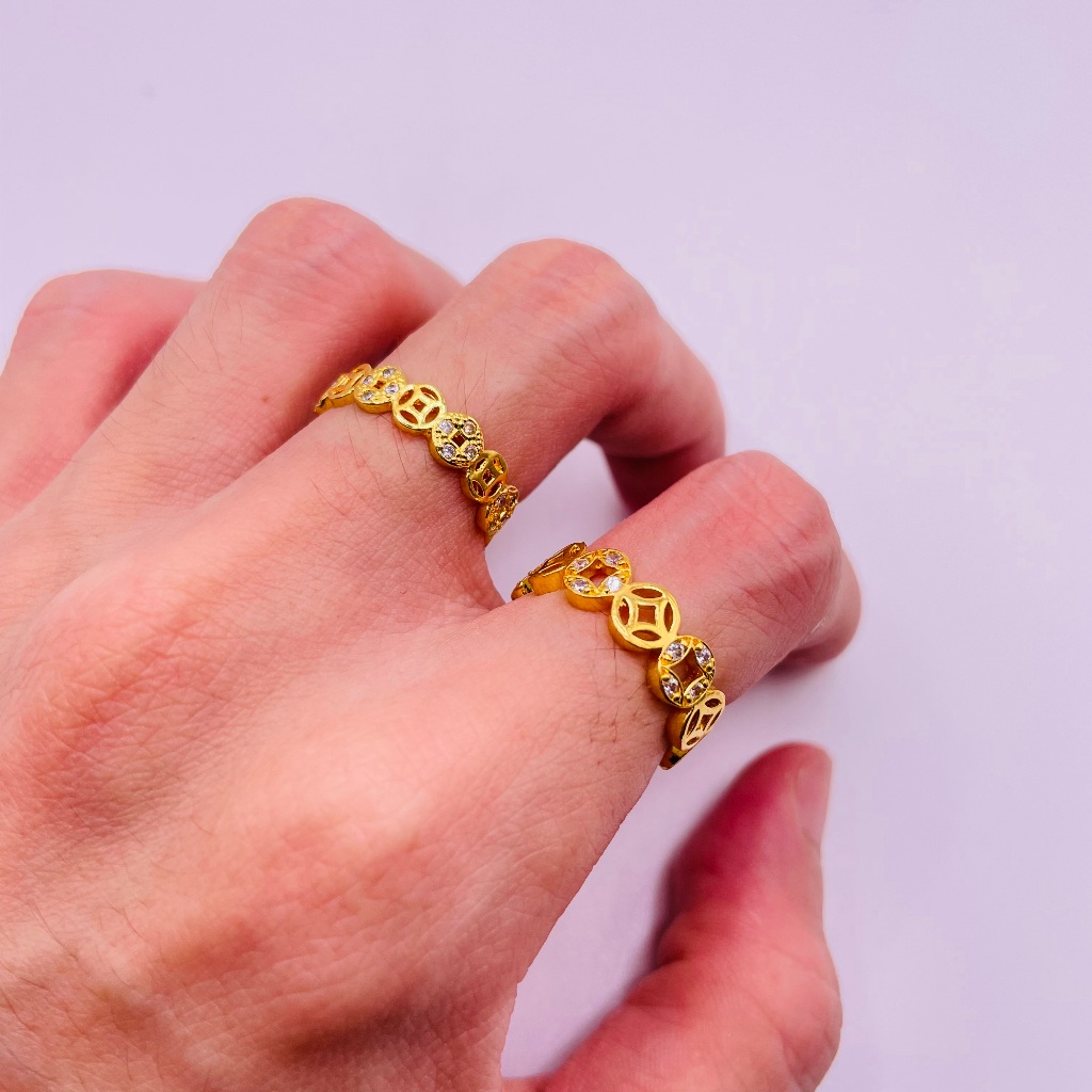 Women's Titanium Steel Feng Shui Ring by trangsucmoiluatuoi.RIN